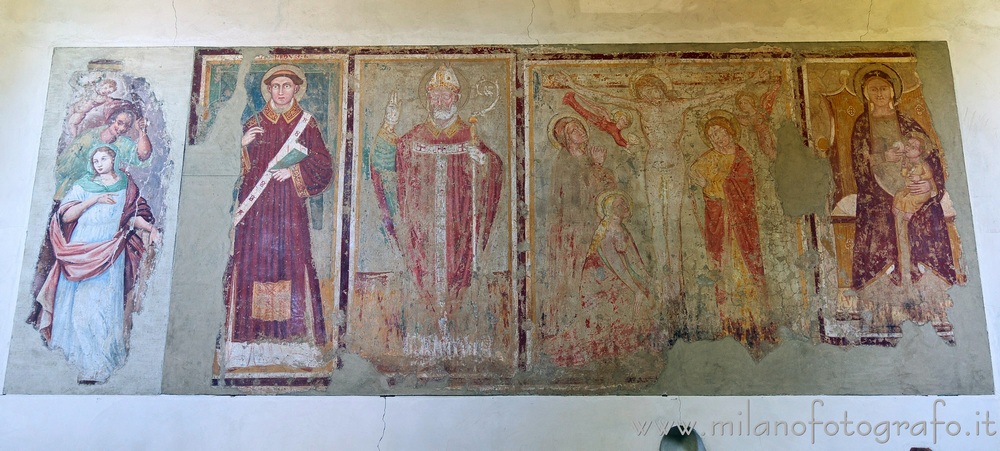 Cinisello Balsamo (Milan, Italy) - Frescos in the small Church of Sant'Eusebio